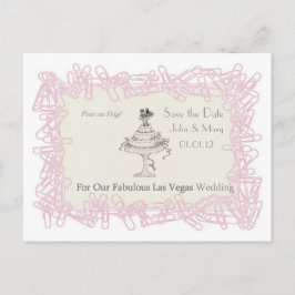 PAMINNELSE ATT POSTA PÅ KYL! Spara datumet för Las Meddelande Vykort