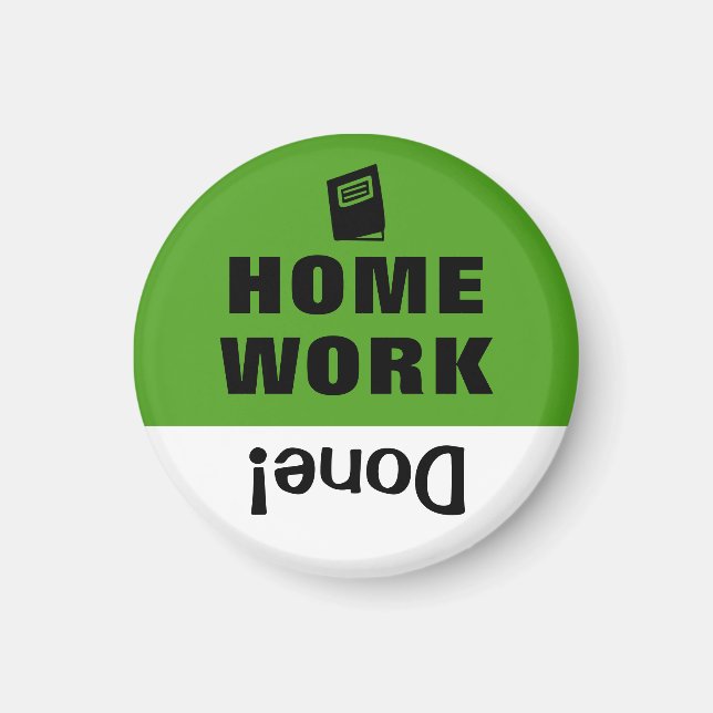 Påminnelse av påminnelse om barnens aktivitetschor magnet (Framsidan)