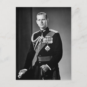 Påminnelse av prins Philip 1921-2021 Vykort