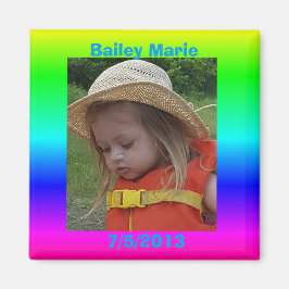 Påminnelse från födelsedagspennan - kylskåp - foto magnet