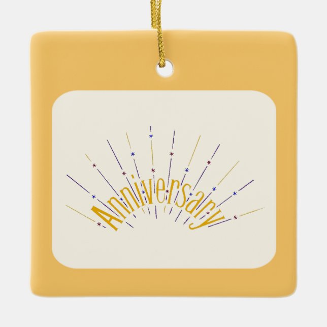 Påminnelse - julgransprydnad keramik (Framsida)