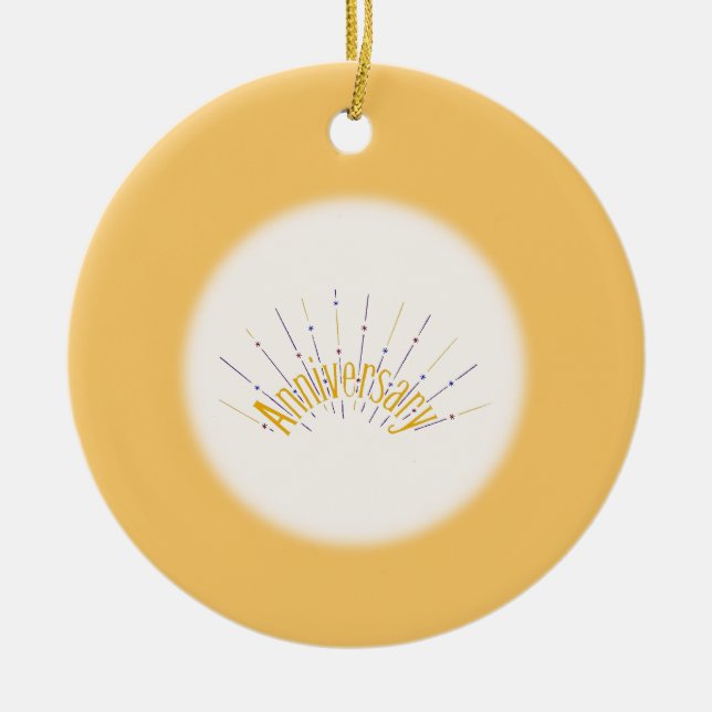 Påminnelse - julgransprydnad keramik (Framsidan)