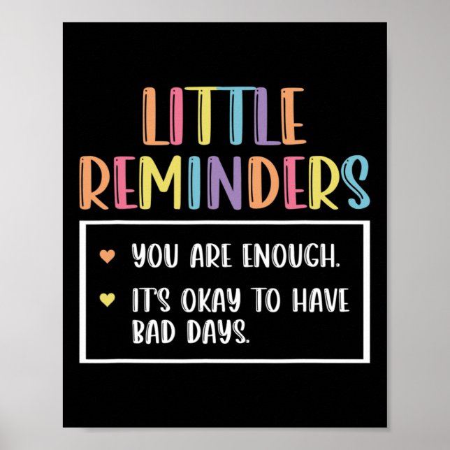 Påminnelse Mental Health Counselor 1 Poster (Framsidan)