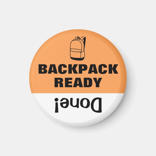 Påminnelse om Magnet School Back för barn-aktivite (Framsidan)