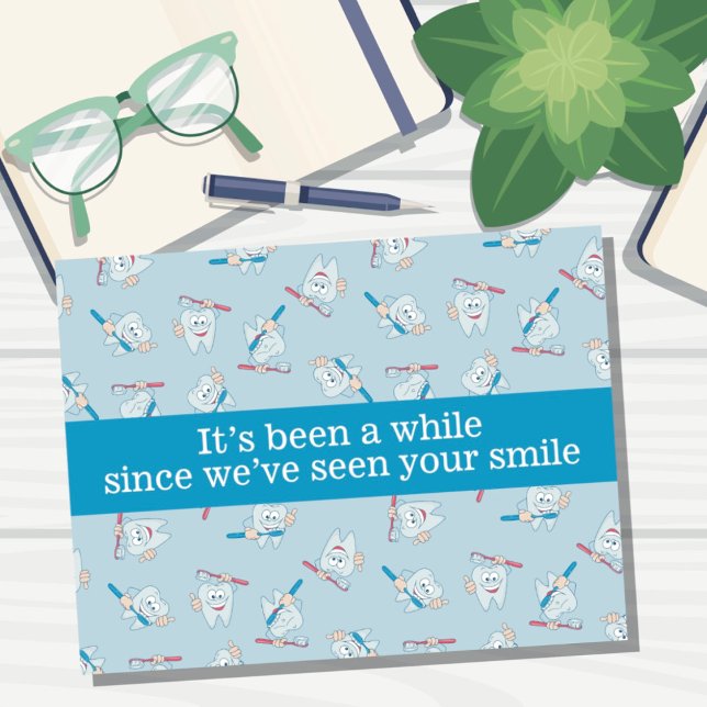 Påminnelse om tandläkartid kort (Skapare uppladdad)