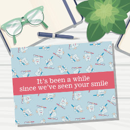 Påminnelse om tandläkartid kort