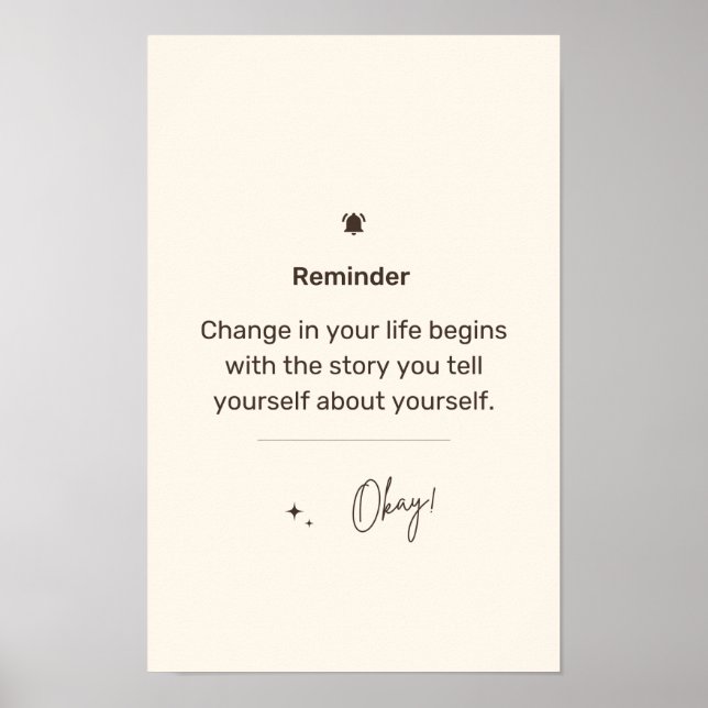 Påminnelse Poster (Framsidan)