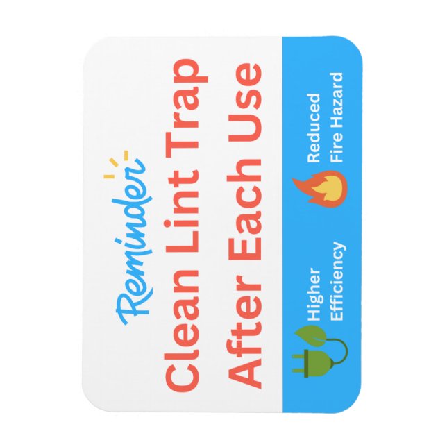 Påminnelse: Ren Lint-svällning på 3 tum x 4 tum Fl Magnet (Vertikal)