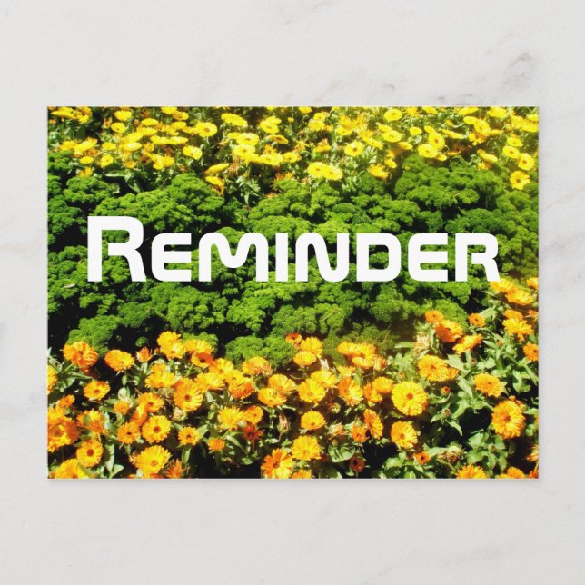 Påminnelse Vykort (Framsida)
