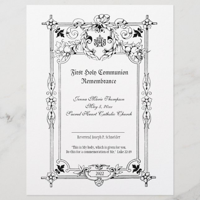 Påminnelsecertifikat för elegantens Heliga, gemens (Framsida)