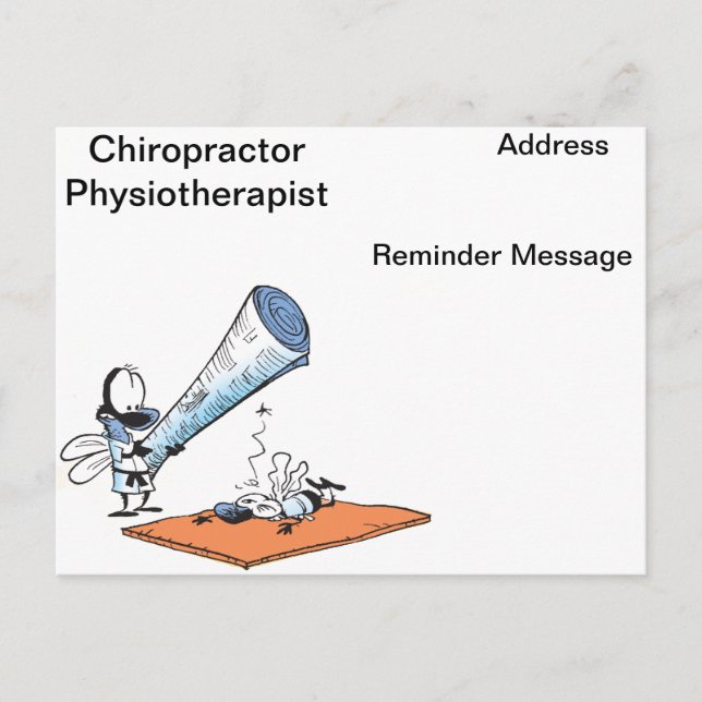 Påminnelsekort för reparationstjänster - Tecknad Vykort (Framsida)