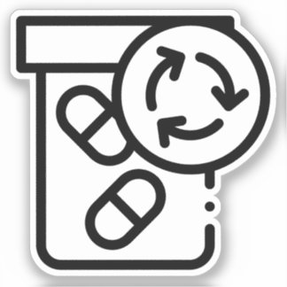 Påminnelsemärke för skrivarpåfyllnad klistermärken