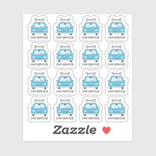 Påminnelserepanel för spårning av biltjänst klistermärken