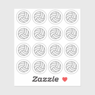 Påminnelsetabell för spel i volleyboll klistermärken