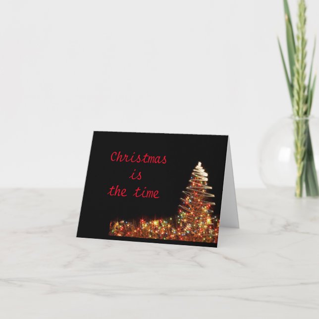 PÅMINNER OM ATT JAG ÄR DIN VÄNNE I CHRISTMAS HELGKORT (Framsida)