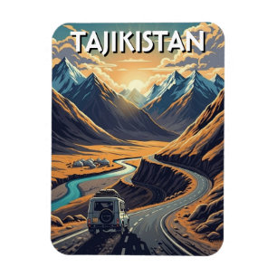 Pamir Highway Tadzjikistan Resa Magnet