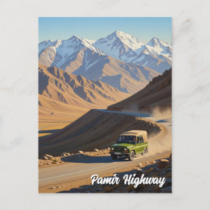 Pamir Highway Tadzjikistan Travel Vykort