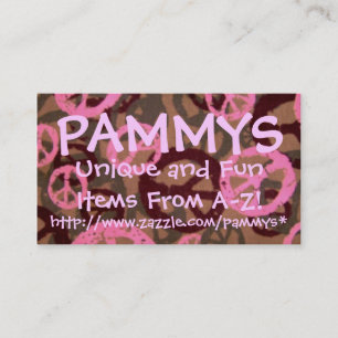 PAMMYS http://www.zazzle.com/pammys*.. Visitkort