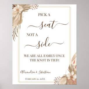 Pampa Grass Plocka ett säte som inte är ett sido-B Poster
