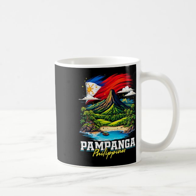 Pampanga Filippinerna Souvenir filippinsk flagga  Kaffemugg (Höger)