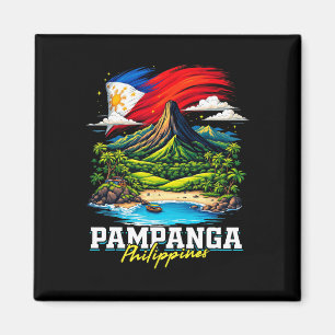 Pampanga Filippinerna Souvenir filippinsk flagga Magnet