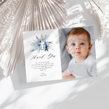 pampas blommigt baptism - tack för ditt kort