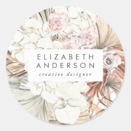 Pampas business runt klistermärke