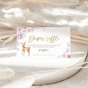 Pampas-gräs Åh hjort-blöjraffle biljett Tilläggskort