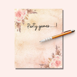 Pampas-gräs, blommor i party i ro guld