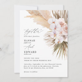 Pampas gräs handflatan, ofruktbar, modern rustik