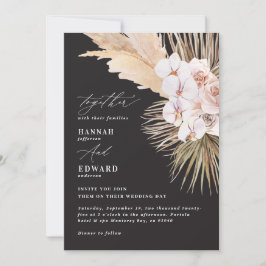 Pampas gräs handflatan, ofruktbar, modern rustik