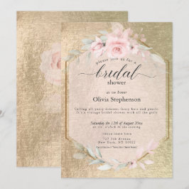 Pampas-gräs  Ro Guld Inbjudningar