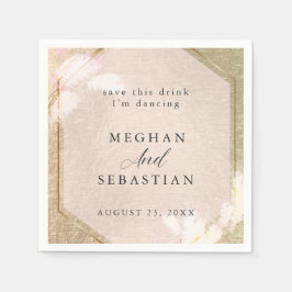 Pampas-gräs  Ro Guld Pappersservett