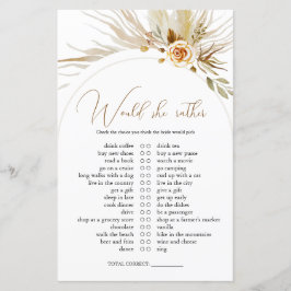 Pampas-gräs skulle hon hellre än Möhippa spela