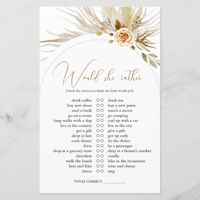 Pampas-gräs skulle hon hellre än Möhippa spela (Framsida)