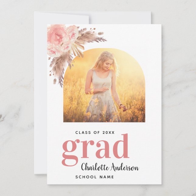Pampas gräsfoto  studenten meddelande (Framsida)
