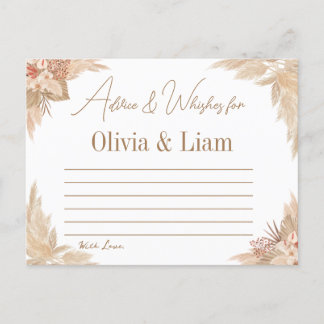 Pampas Grass Advice & Önskemål Möhippa Card Vykort