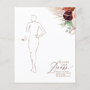 Pampas Grass and Terracotta Flowers gissar Dress