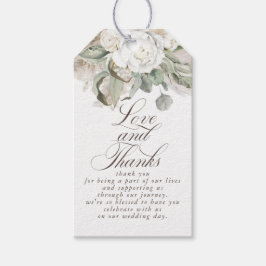 Pampas Grass Blommigt Boho Natural Tack Presentetikett