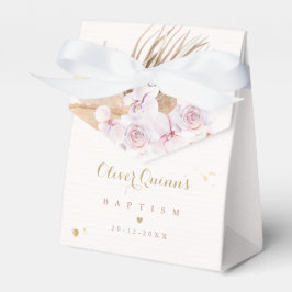 Pampas Grass Bohemian Baptism Personlig Presentaskar