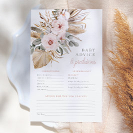 Pampas Grass Boho Baby Shower Advice & Predictions