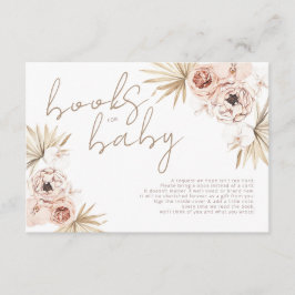 Pampas Grass Boho Bohemian Bokar för Baby Enclosur Tilläggskort