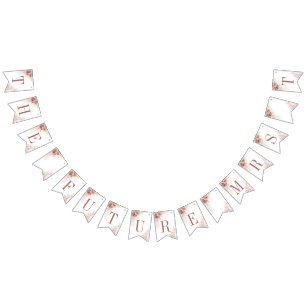 Pampas Grass Boho Chic Terracotta Möhippa Vimplar