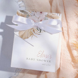 Pampas Grass Boho Desert Girl Baby Shower Presentaskar