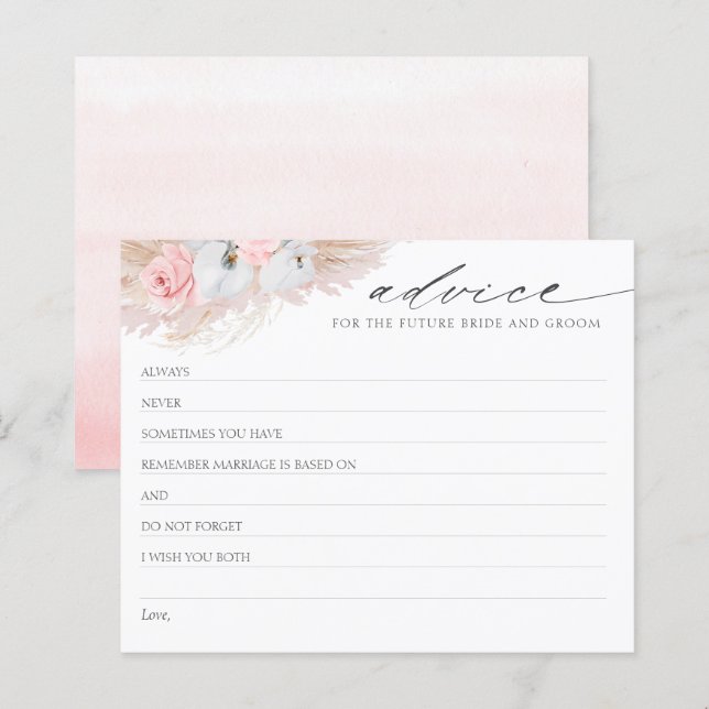 Pampas Grass Boho Möhippa Adapter (Fram/baksida)