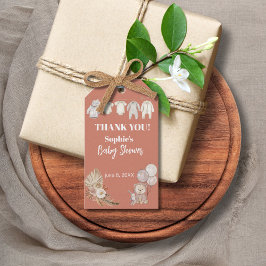 Pampas Grass Boho vi kan bolla Baby Shower Presentetikett