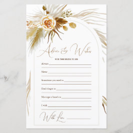 Pampas Grass Bride Advice and Önskemål Möhippa