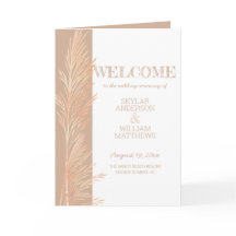 Pampas Grass Bröllop Ceremony-Neutralten är mappad