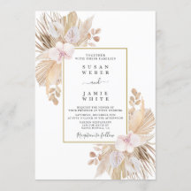 Pampas Grass bröllop