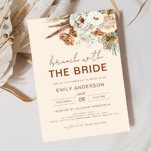 Pampas Grass Brunch med Bride-Möhippan Inbjudningar